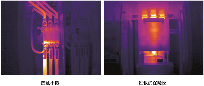 FLIR AX8熱像儀拍攝的熱圖